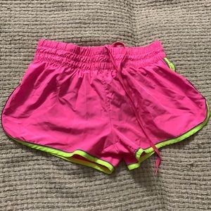 Pink Running Shorts